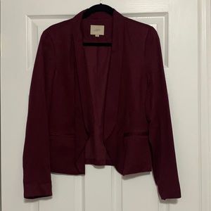 Loft Burgundy Blazer